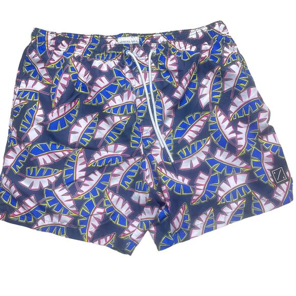 American Eagle AEO Tropical Palm Leaf Swim Shorts Trunks Men's Size XXL - Picture 4 of 10